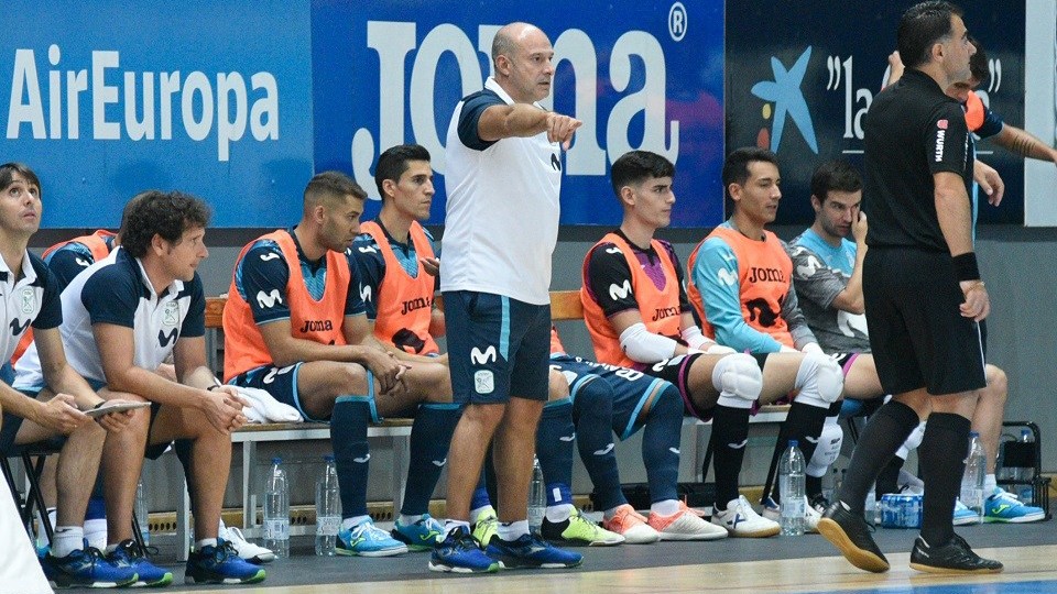 Tino Pérez entrenador de Movistar Inter 
 Foto: Sandra Santiago