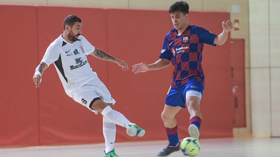 Saúl del UA Ceutí y Nico de Barça B