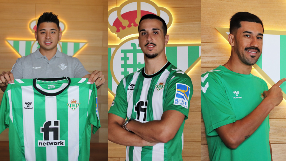 Henmi, Piqueras y Fer Drasler, nuevos jugadores del Real Betis Futsal.