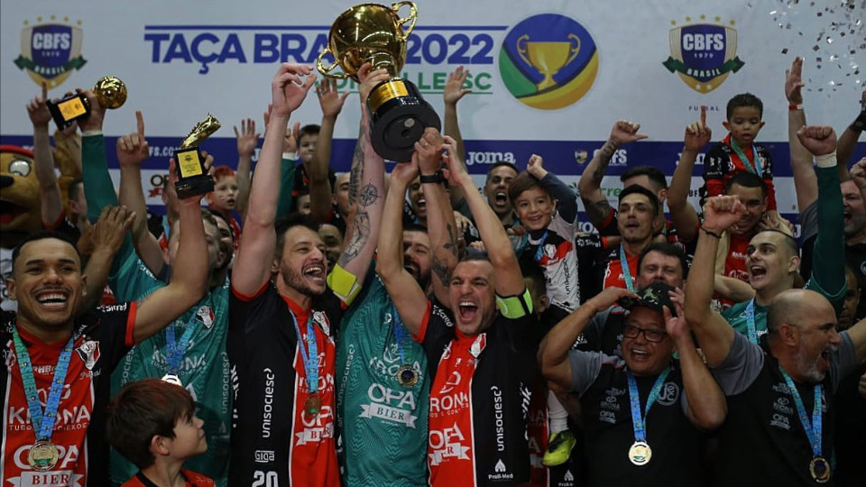 Jonville se proclamó campeón la Copa de Brasil por tercera vez en su historia