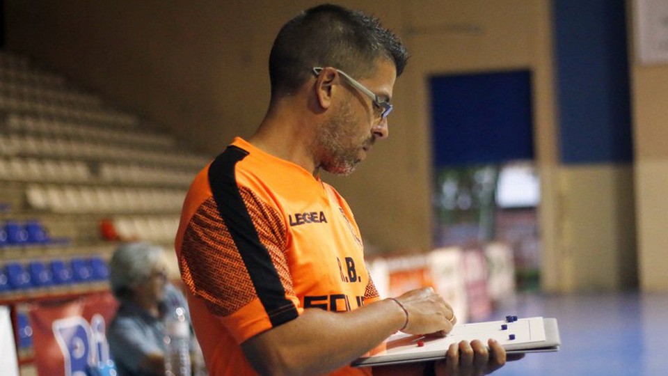 Rubén Barrios entrenador del Soliss FS Talavera 