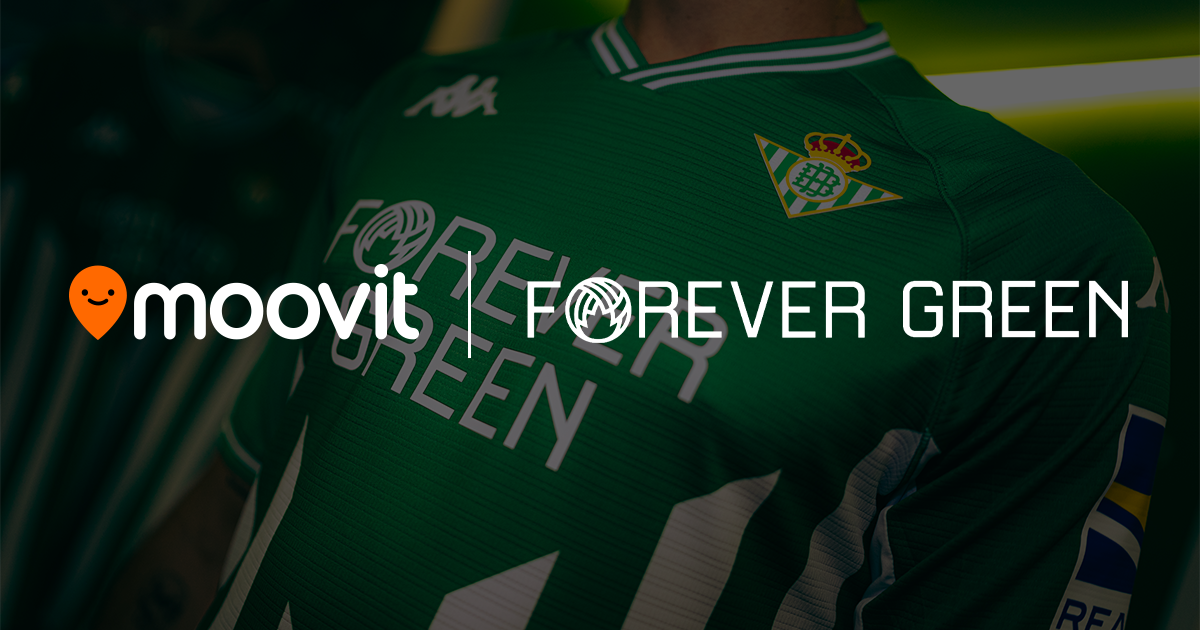 Moovit joins forces with Forever Green to promote sustainable mobility on match days