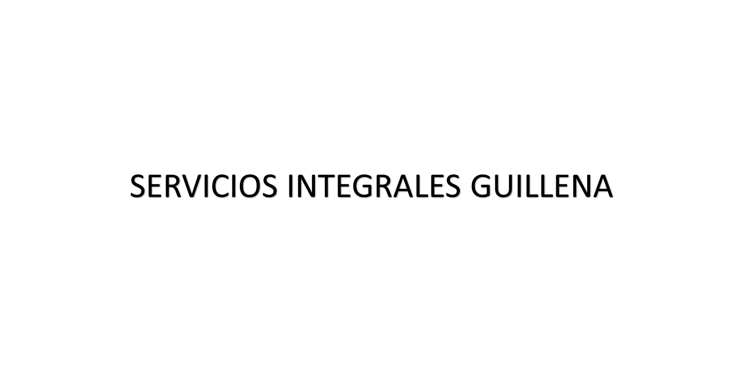 SERVICIOS INTEGRALES GUILLENA