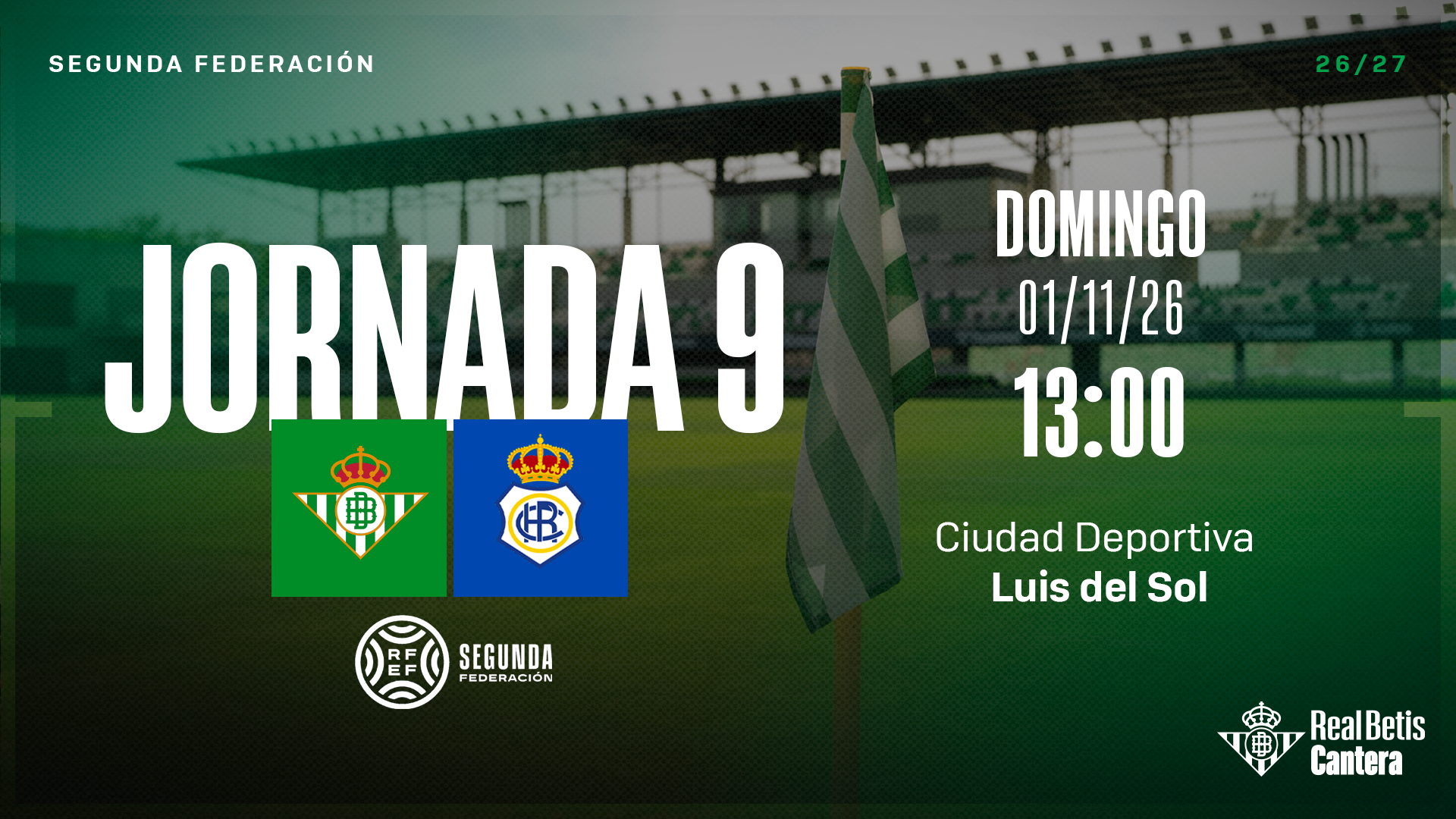 Saca ya tu entrada gratuita para animar el Betis Deportivo ante el RC Recreativo de Huelva