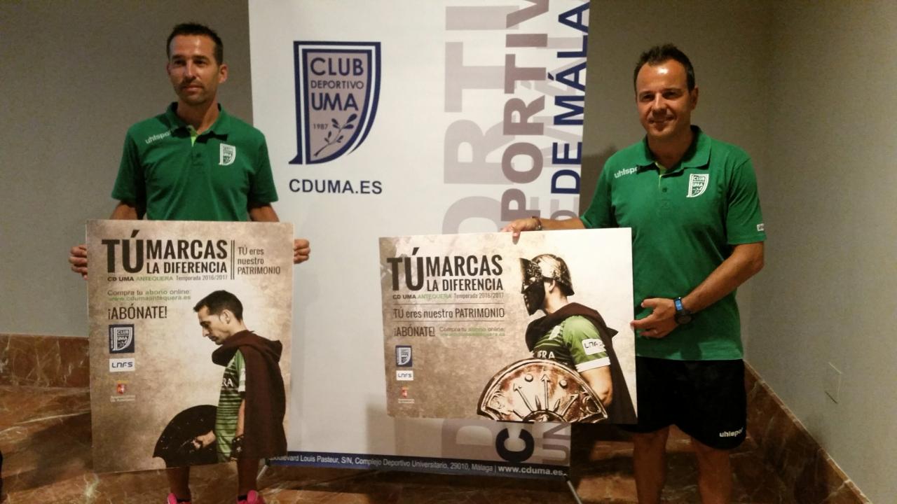 EL CD UMA ANTEQUERA MANTIENE EL LEMA “TÚ MARCAS LA DIFERENCIA” EN LA CAMPAÑA DE ABONADOS PARA LA TEMPORADA 2016/2017