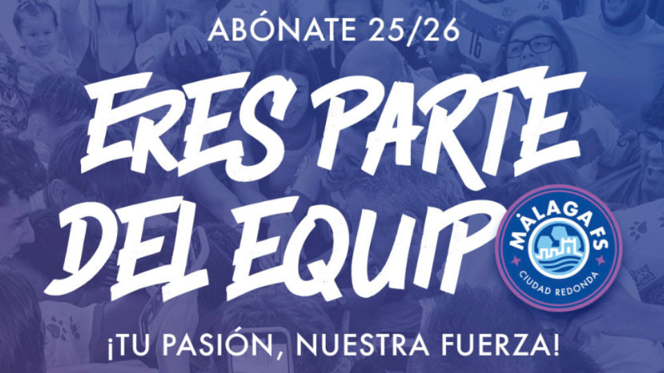 El Heredia 21 Málaga CR FS se inspira en su afición para lanzar la campaña de abonados de la temporada 2025/2026