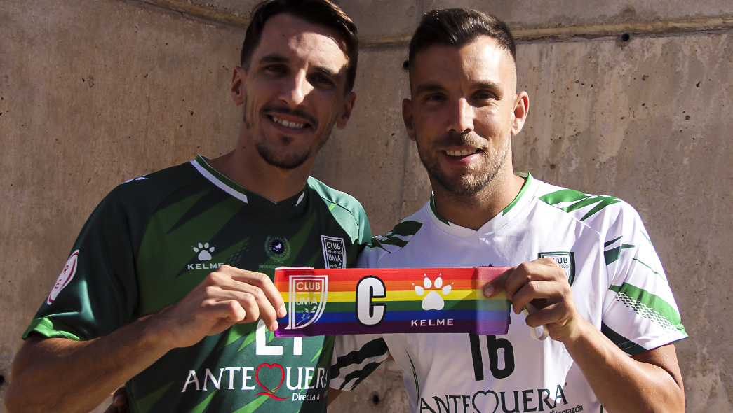 Un brazalete contra el odio, el gesto del CD UMA Antequera para la temporada 2023/24